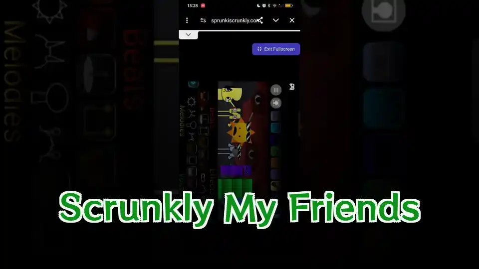 Scrunkly My Friends Logo