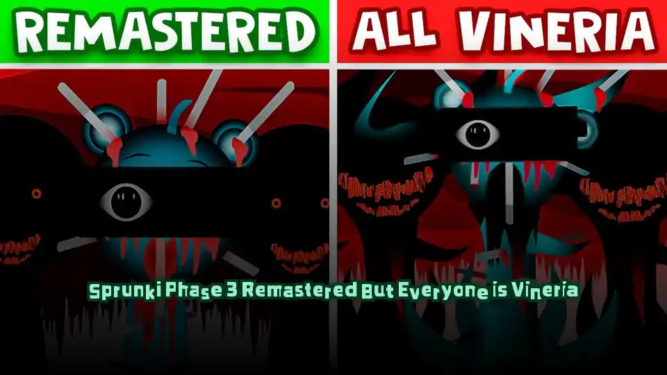 Sprunki Phase 3 Remastered But Everyone is Vineria Logo