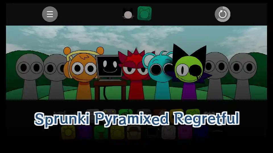 Sprunki Pyramixed Regretful Logo