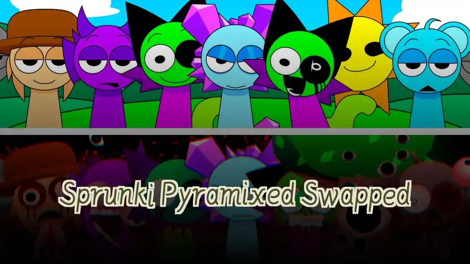 Sprunki Pyramixed Swapped Logo