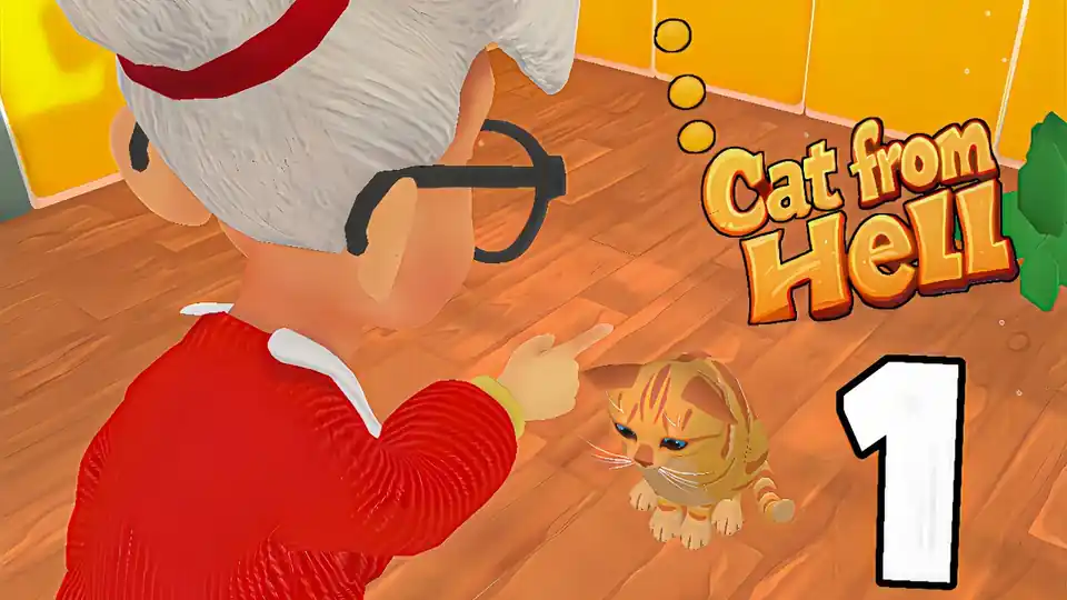 Cat and Granny Logo
