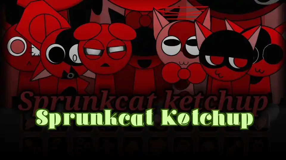 Sprunkcat Ketchup Logo
