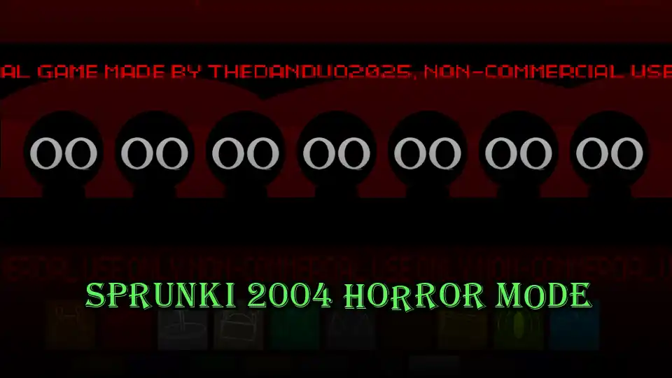 Sprunki 2004 Horror Mode Logo