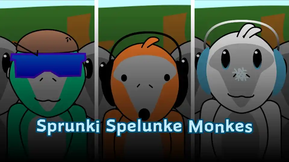 Sprunki Spelunke Monkes Logo