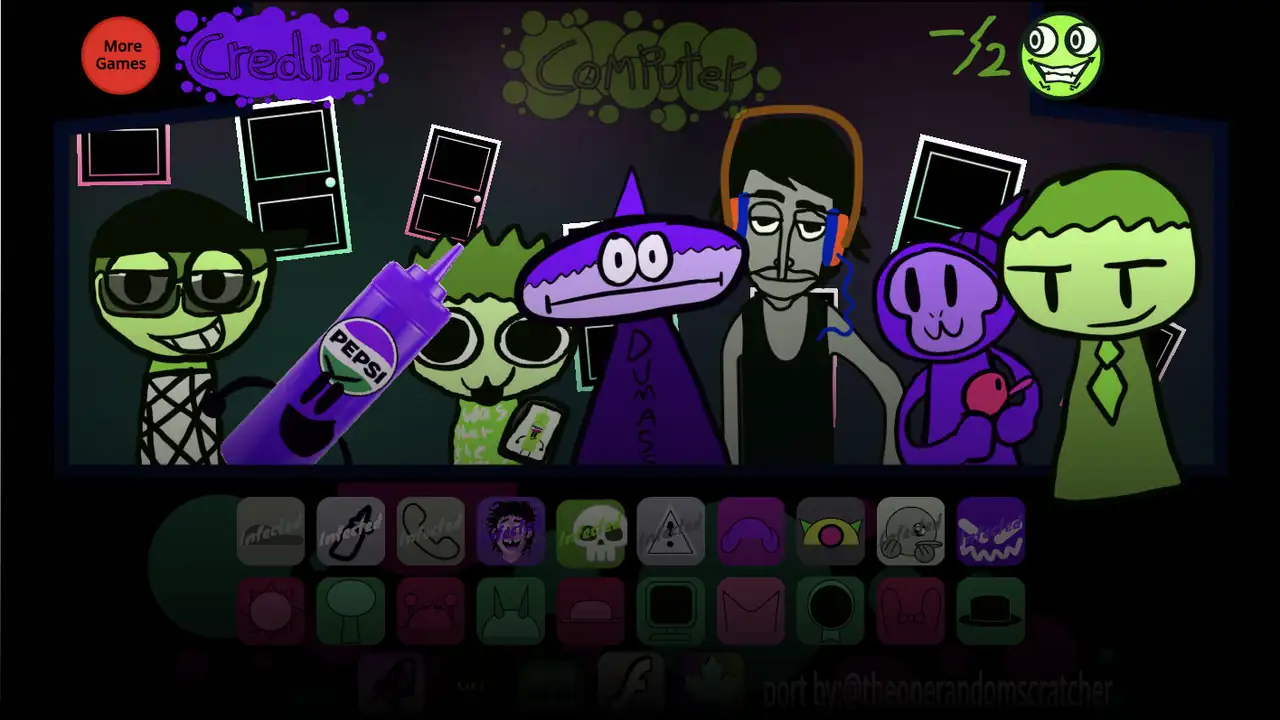 Sprunki Ketchup Royal & Friends Logo