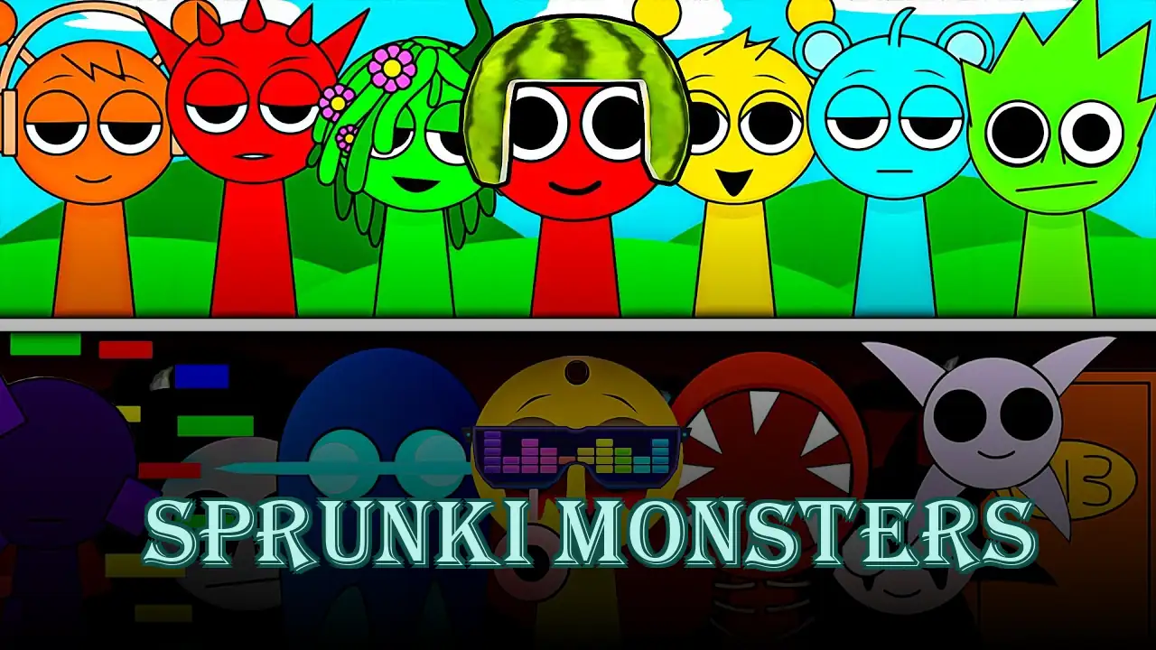 Sprunki Monsters Logo