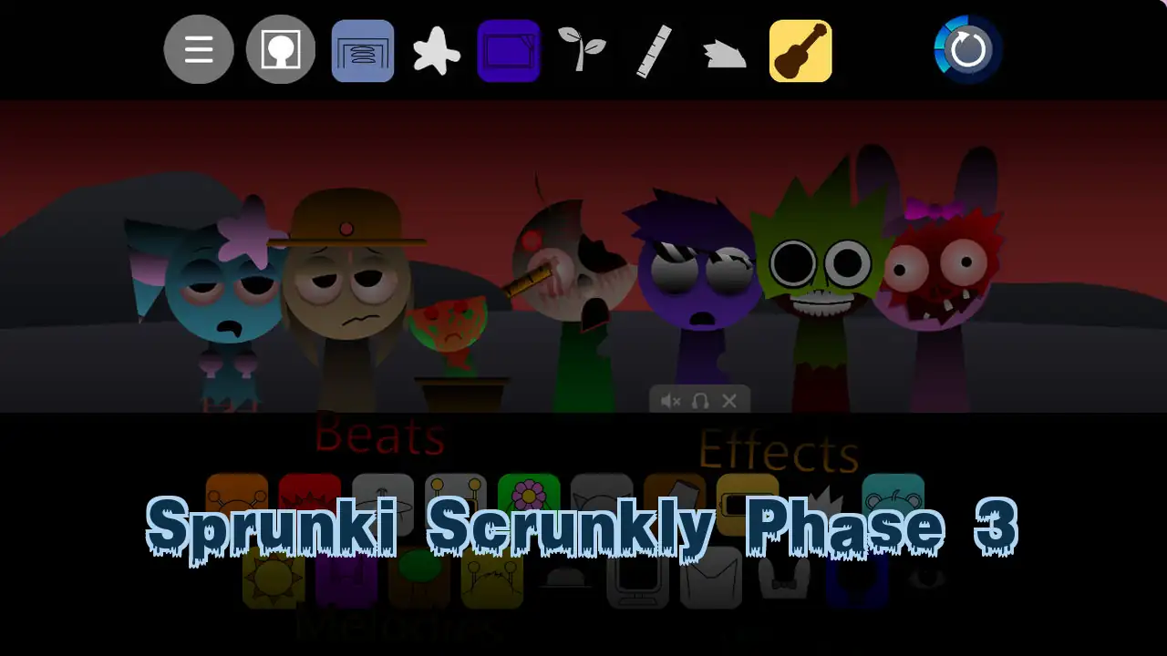 Sprunki Scrunkly Phase 3 Logo