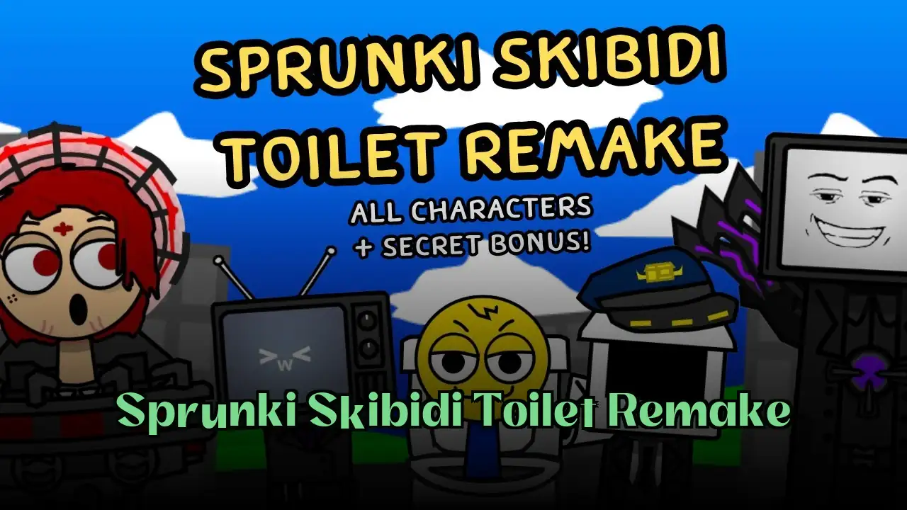 Sprunki Skibidi Toilet Remake Logo